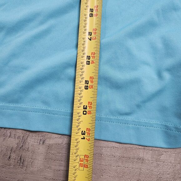 Peter Millar Summer Comfort Polo Golf Shirt Men's XL Golf Logo Blue Aqua - Picture 8 of 9